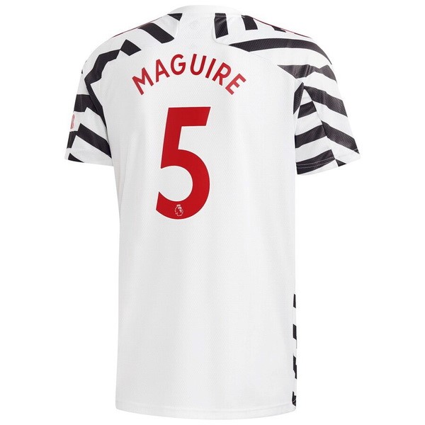 Maglia Manchester United NO.5 Maguire 3ª 2020-2021 Bianco